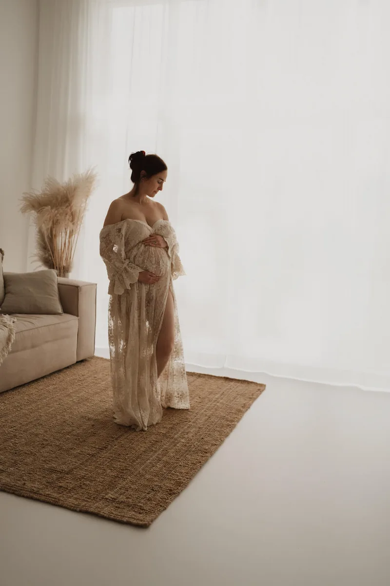 BABYBAUCHSHOOTING-Babybauchbilder im OH Baby Tageslichtstudio