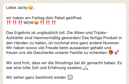 Babybauch shooting berlin kundenfeedback